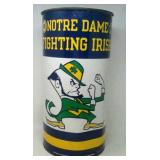 Notre Dame trash can. Approximately 19' tall.