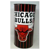 Chicago Bulls can, approximately 19" tall.