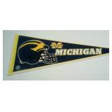 Michigan University pennant.