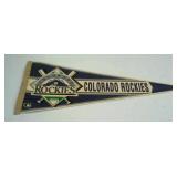 Colorado Rockies pennant.