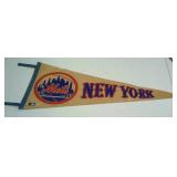 New York Mets pennant.