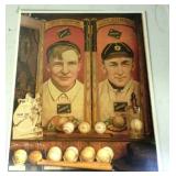 11x14 Christy Mathewson and Ty Cobb