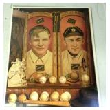 11x14 Christy Mathewson and Ty Cobb