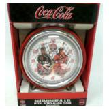 Dale Earnhardt & Jr Coca Cola alarm clock in box.