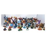 50+ characters for Skylander video games in case.