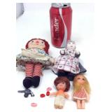 4 Vintage dolls.