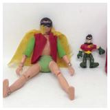 2 Robin action figures.