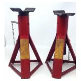 Pair of jack stands, 3000# capacity.