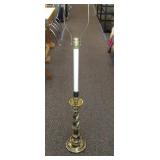 Brass base floor lamp, not tested.