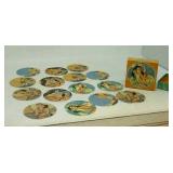 15 Hula Honeys coasters in box.