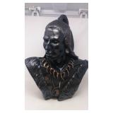 21" tall narive american bust by L Benavides jr