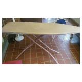 Pink standard ironing board