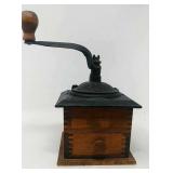 Antique coffee grinder