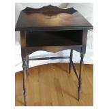 Side table, 19" wide 13" deep 32" tall