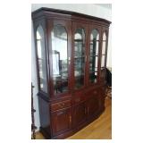 Lighted Knob Creek china cabinet