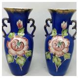 2 Vintage Japan vases, 12" tall