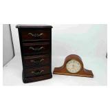 10 1/2" Tall 4 drawer jewelry box and a Seth