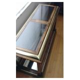 48" long 18" deep 26" tall display table with