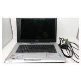 Toshiba Satellite laptop with power cord