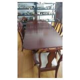 Knob creek cherry table with 6 chairs