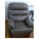 Stratolounger rocker recliner. Leather.