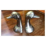 Brass Duckhead bookends