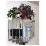 Beveled glass wall mirror Is