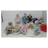 11 porcelain dolls by yolanda gello