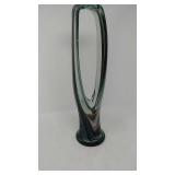 18" tall hand made blown glass item