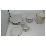 21 pieces plaftzgraf dishes dinner plates, bowls,