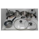 Pots pans and lids