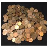 Pile of Lincoln Memorial cents.