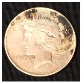 1926 90% Silver Peace dollar