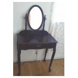 Powell MFG. Queen Anne style vanity table with