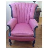 Victorian style parlor chair.