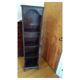 What not wooden shelf. Approximately 8"x15"x54".