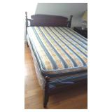 Headboard and footboard, matches lots 578, 579,