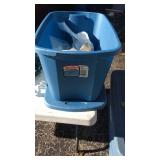 Sterilite 10-gallon tote with lid full of