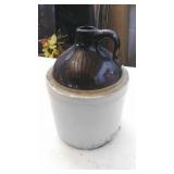 10" tall whiskey jug