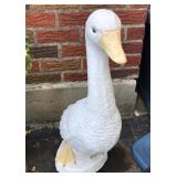 Concrete goose is approximately 27 inches tall