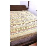 Woven throw, approximately the same size as the