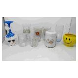 Mix lot of glassware