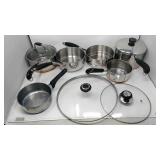 Pots pans and lids