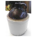 Whiskey jug, 10" tall