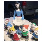 Concrete art, Snow White and six dwarfs include