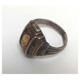 Class ring from Du Quoin high school, 1845.