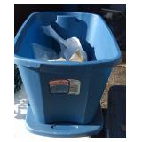 Sterilite 10-gallon tote with lid full of