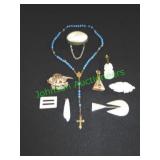 Jewelry:  Mother of Pearl, Bakelite, and More