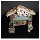 Ceramic Nativity scene creche from Clayworks