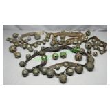 Vintage Sleigh Bells Both on Leather & Loose